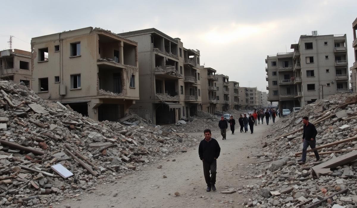 Gaza destruction and humanitarian crisis